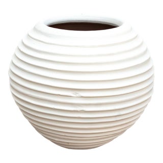 Sculptural Greek Sphere Shaped Planter For Sale