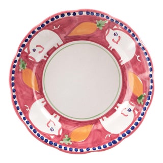 VIETRI Campagna Porco Pig Salad Plate For Sale