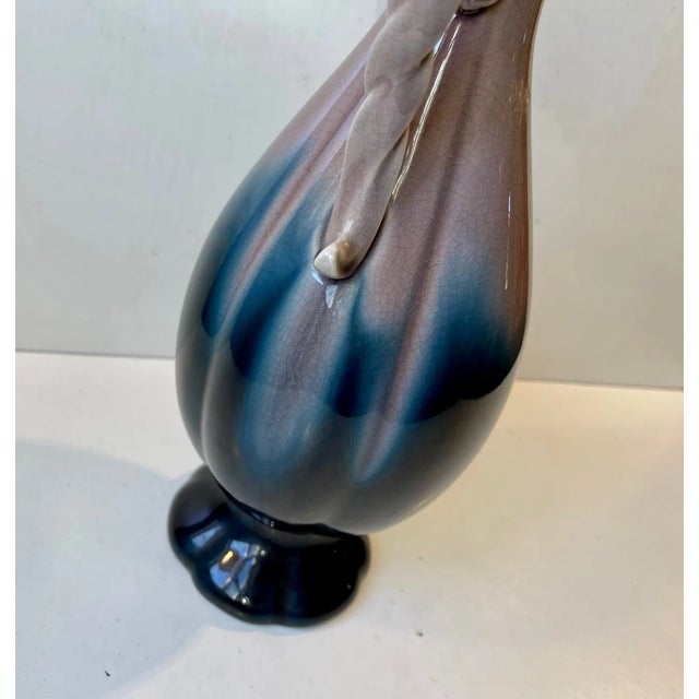 Art Nouveau Porcelain Vase from Rörstrand, 1900s For Sale - Image 5 of 9