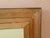 Blue 1970s Glenda Stephens Signed Mountain Landscape Painting in Wood Frame For Sale - Image 8 of 12