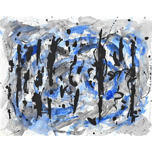 Stefano Alberici, Abstract Composition, Original Drawing, 1996 For Sale - Image 3 of 3