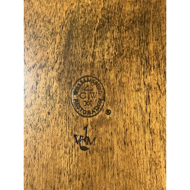 1970s Vintage Colonial Williamsburg Wooden Gaming Board Ap-127 Wooden Checkers & Cards For Sale - Image 5 of 12