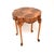 Brown Antique Burr Walnut Occasional Side Table, 1900 For Sale - Image 8 of 8