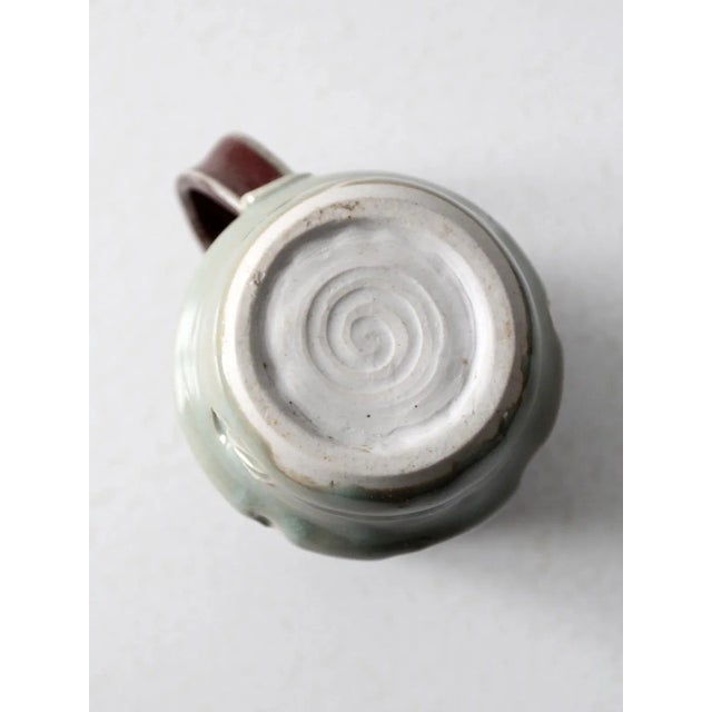 Ceramic Vintage Studio Pottery Mug For Sale - Image 7 of 10
