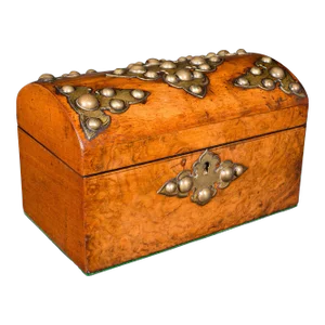1880's Antique Dome Top Tea Caddy