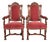 R. J. Horner Style Antique Renaissance Revival Carved Walnut Armchairs | Pair For Sale