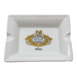 Partagás Porcelain Cigar Ashtray Dish Collectible 1960s For Sale