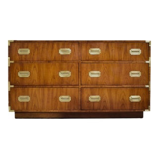 Mid Century Campaign Dresser by Dixie For Sale