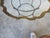 Vintage Hollywood Regency Style Scalloped Brass Frame With Glass Top Coffee Table For Sale - Image 10 of 18