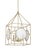 Mid-Century Modern Duxberry Lantern - Aged White For Sale - Image 3 of 3