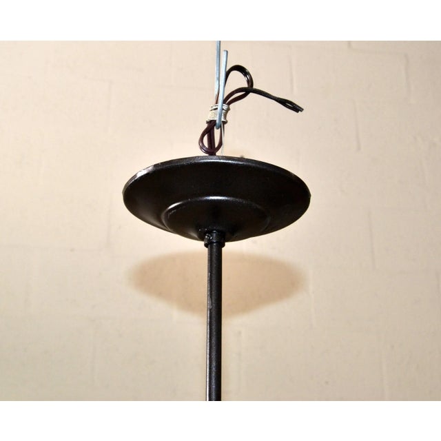 Stilnovo Italian 12 Shade Chandelier Bronze Finish Mid-Century Modern 1960 For Sale - Image 10 of 13