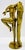 Brass Vintage Brass Art Deco Long Haired Nude Woman Sculpture Attributed Klara Sever For Sale - Image 8 of 14