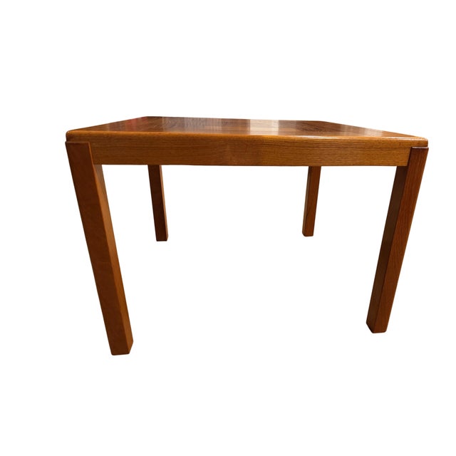 Copper Danish Mid Century Modern Vejle Stole Og Møbelfabrik Side Table For Sale - Image 8 of 12