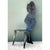 Metal Vintage Robert Moore Cubist Figurative Steele Chair For Sale - Image 7 of 12