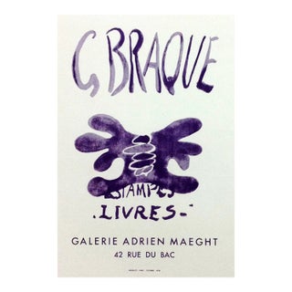 Braque Lithograph 12 Estampe Livres Art in Posters For Sale