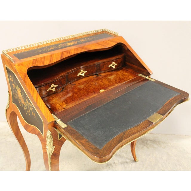 19th Century Napoleon III Writing Desk For Sale - Image 9 of 16