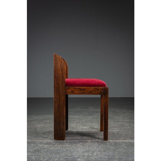 Brown Amsterdam School Accent Chair, 1930s For Sale - Image 8 of 14