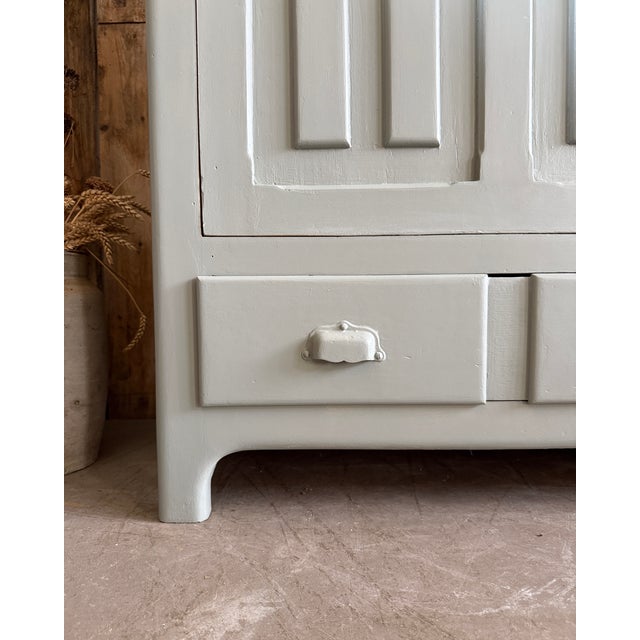 Green Art Deco Bonnetière, 1940s For Sale - Image 8 of 14