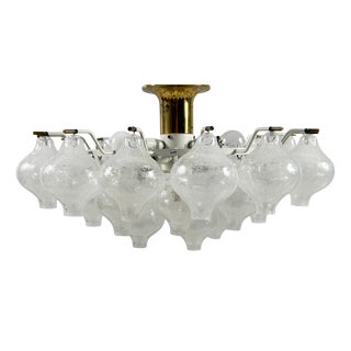 Austrian Tulip Pendant Lamp by J.T. Kalmar, 1970s For Sale