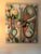 Large Mid Century Modern Studio Abstract Acrylic Mixed-Media Painting Picasso Inspired Original Decorative Artwork Handcrafted Girl Before a Mirror For Sale - Image 14 of 14