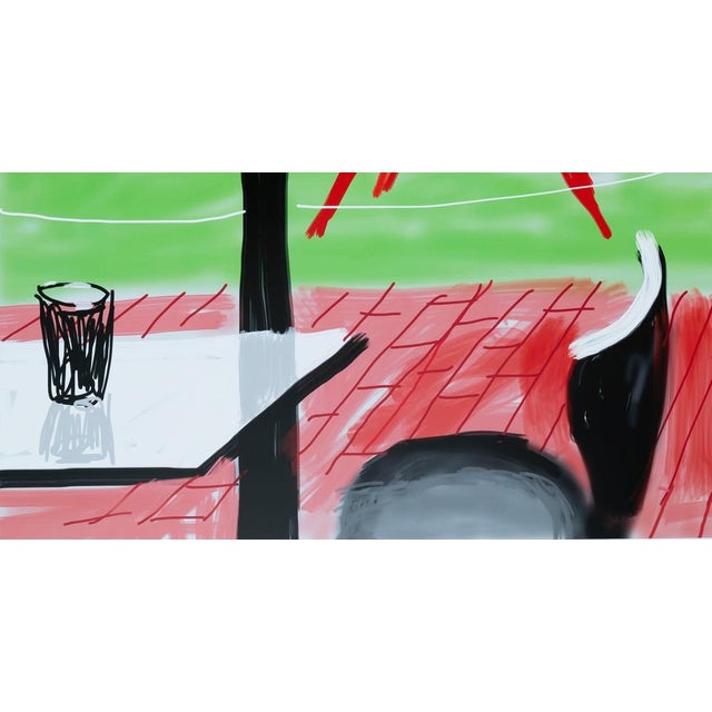 Drawn on iPad Poster after David Hockney For Sale - Image 4 of 6