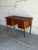 Mid-Century Modern Vintage Danish Mid Century Modern Teak Writing Desk Vanity Scandinavian Modern For Sale - Image 3 of 10