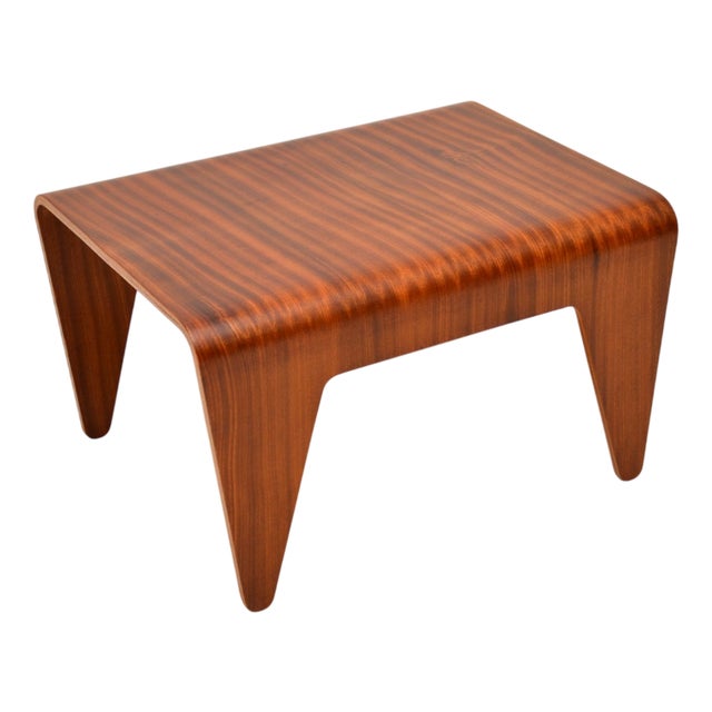 Vintage Laminated Plywood Side Table attributed to Marcel Breuer for Isokon, 1950s For Sale