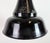 Industrial Bauhaus Black Enamel Pendant Lamp, 1930s For Sale - Image 4 of 18