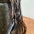 Vintage Art Nouveau Curved Shape Earthenware Double Handle Vase With Makes Mark For Sale - Image 9 of 12