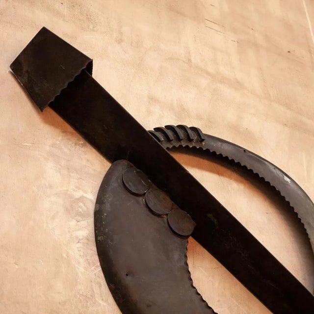 Large Art Deco Brass Ornamental Wall Piece, 1920s For Sale - Image 4 of 7