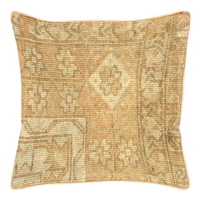 1960s Turkish Oushak Pillow For Sale