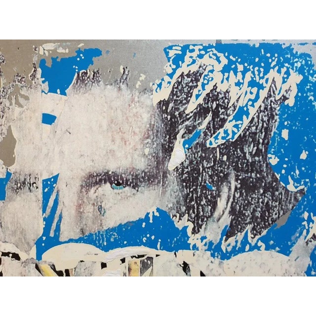 Artwork sold in perfect condition Color silkscreen and collage on Fedrigoni Watercolor Paper 300 gr. Hand signed and...