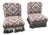 Antique French Pair Tapestry Tassels Fringe Slipper Chairs For Sale
