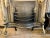 Silver Early 19th Century Georgian Wrought Iron and Brass Fire Grate, 1810s For Sale - Image 8 of 10