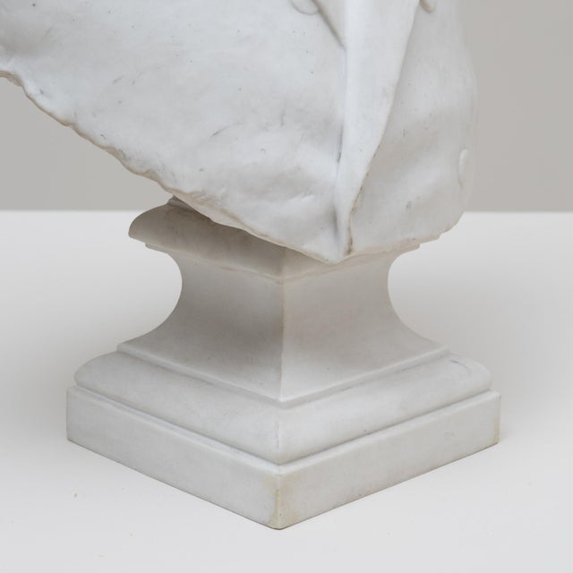 1900s French Bisque Porcelain Bust of Man For Sale - Image 13 of 18