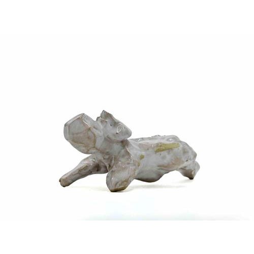 Painted ceramic sculpture realized by sirio pellegrini in 1960s. Good condition. Sirio pellegrini, born in rome on march...