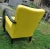Art Deco Yellow Armchair, 1920s For Sale - Image 6 of 9