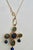 Antique 14 Kt Gold Necklace and Lapis and Agate Pendant For Sale In New York - Image 6 of 7