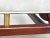 Mid-Century Modern Late 20th Century Gio Ponti Style Italian Modern Bench With Sculptural Wood Base and Brass Accents For Sale - Image 3 of 13