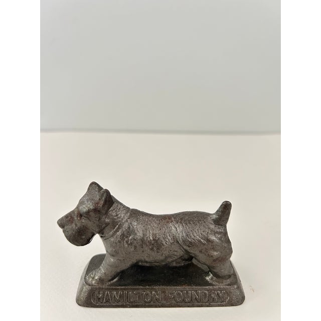 Black Vintage Hamilton Foundry Cast Iron Advertising Paperweights For Sale - Image 8 of 13
