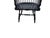 Ethan Allen 1990s Ethan Allen Black Windsor Chair Comb Back Philadelphia Armchair Saddle Seat For Sale - Image 4 of 16