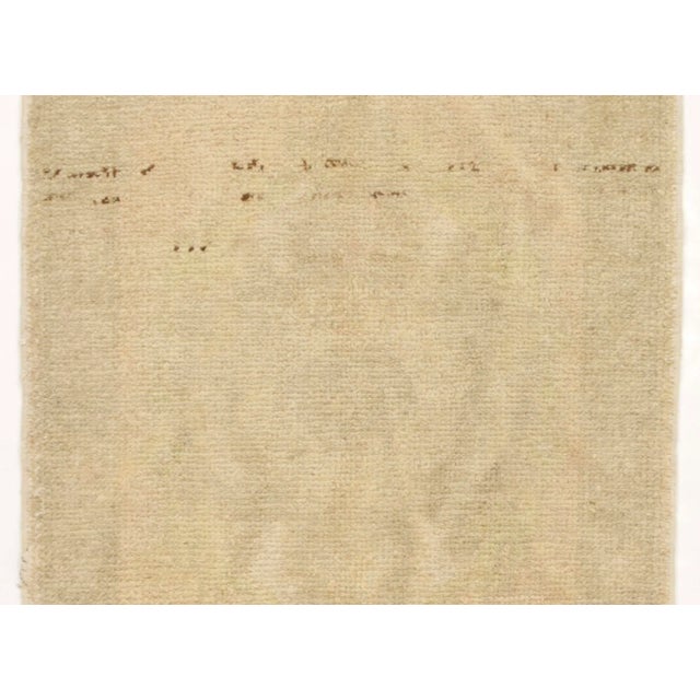 Turkish Vintage Turkish Hand Knotted Yastik Rug - 1'8 X 2'10 For Sale - Image 3 of 4