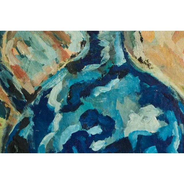 Modernist Scene, Oil on Board, 1960s For Sale - Image 11 of 18