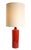 Lotte and Gunnar Bostlund Mid 20th Century Danish Modern Style Ceramic Table Lamp For Sale - Image 4 of 9