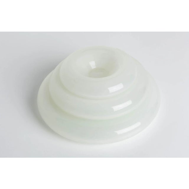 White Set of Three 1960s Stacking Murano Bowls by Eleanora Peduzzi-Riva for Vistosi For Sale - Image 8 of 12