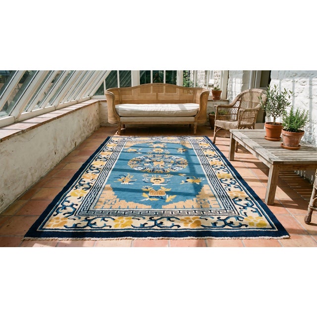 Antique Chinese Peking Rug For Sale In New York - Image 6 of 8