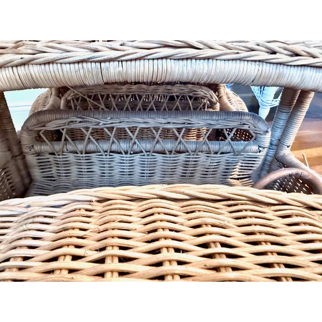 Wicker Vw Bug- Decor Item For Sale In New York - Image 6 of 7