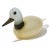 Murano Murano Vintage Gabbiani Pulegoso White Black Gold Leaf Italian Art Glass Bird Duck Sculpture For Sale - Image 4 of 9