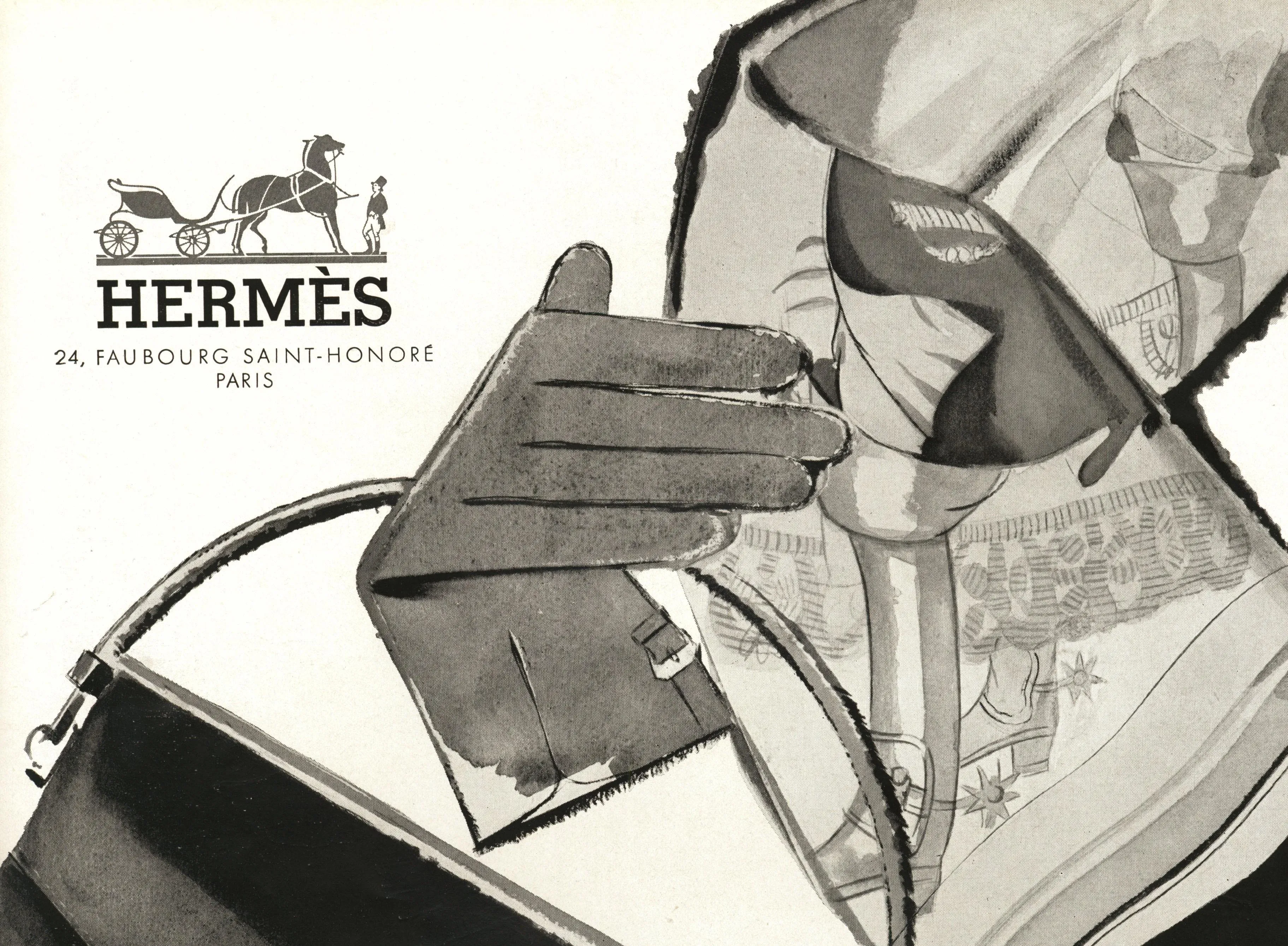 フランス雑誌L'ILLUSTRATION広告 1936年発行 HERMES フランス雑誌L´ILLUSTRATION広告 1936年発行 HERMES 【公式通販】