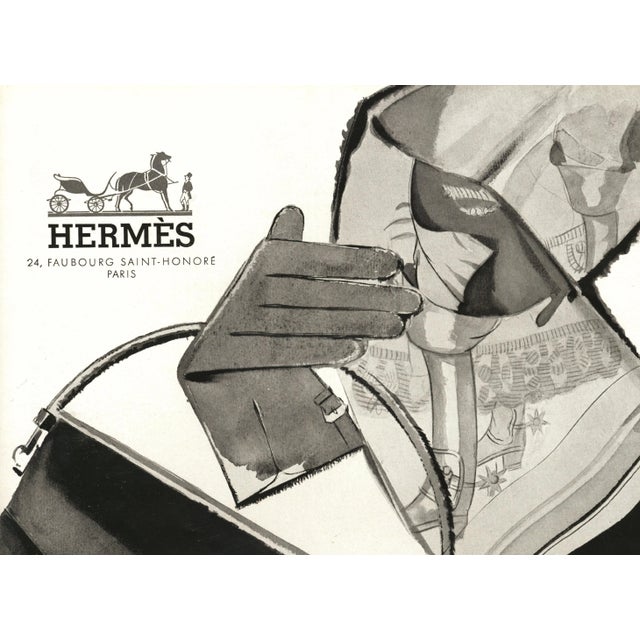This is a hard to find Hermes image! It dates to 1956 and originally came from a French magazine. It is NOT a recent...